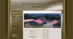 Desktop Screenshot of northbonnevillestorageunits.com