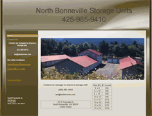 Tablet Screenshot of northbonnevillestorageunits.com